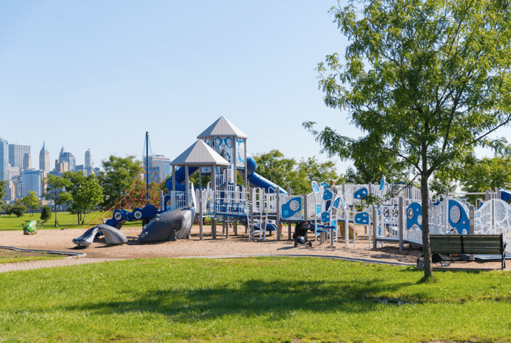 playground Liberty State Park nj mom