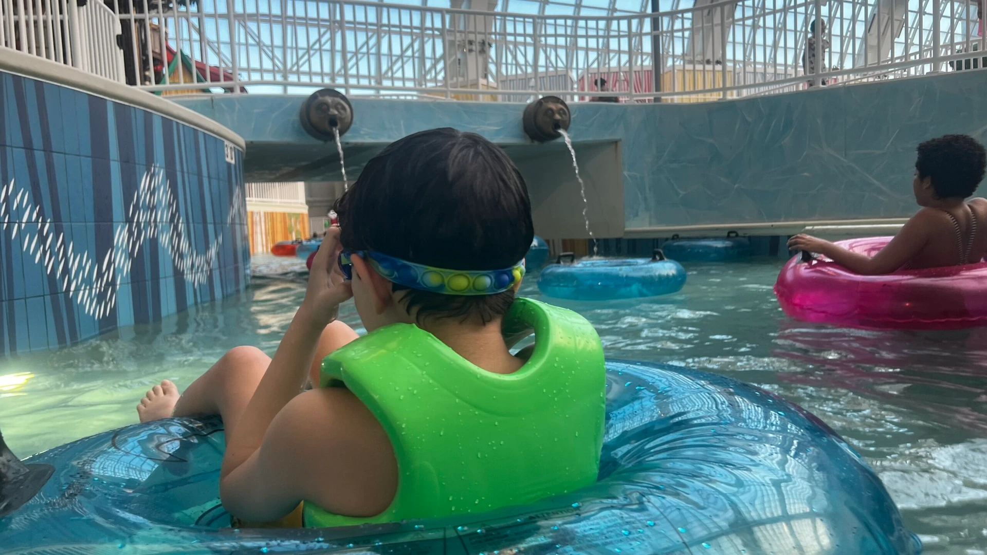 Dreamworks waterpark pool American Dream nj mom