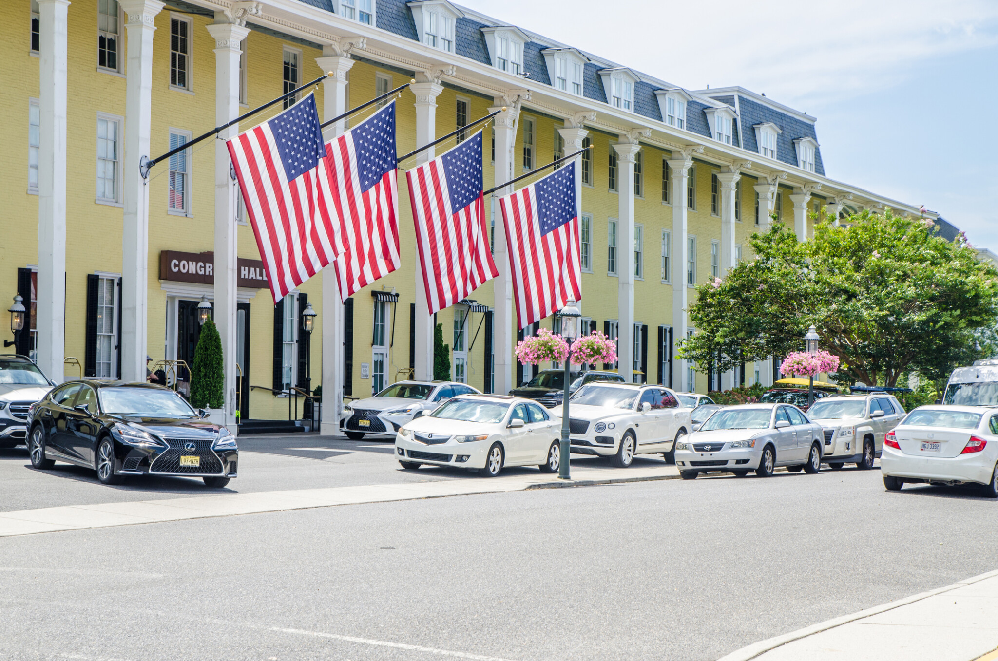 Congress Hall flags nj mom