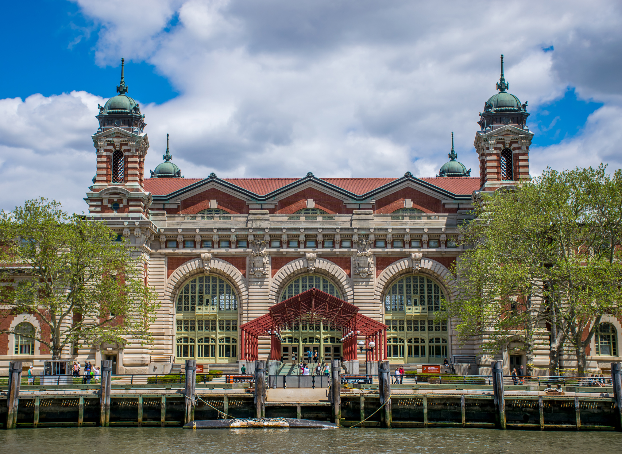 Ellis Island registration building nj mom