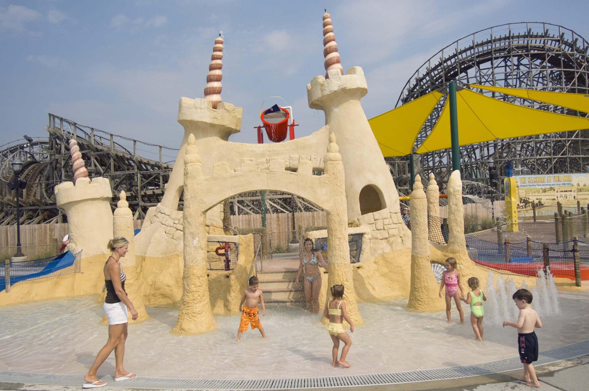 Hersheypark.Boardwalk.Sandcastle Cove nj mom