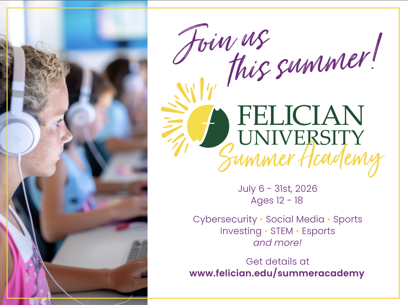 Felician University Summer Camps in NJ