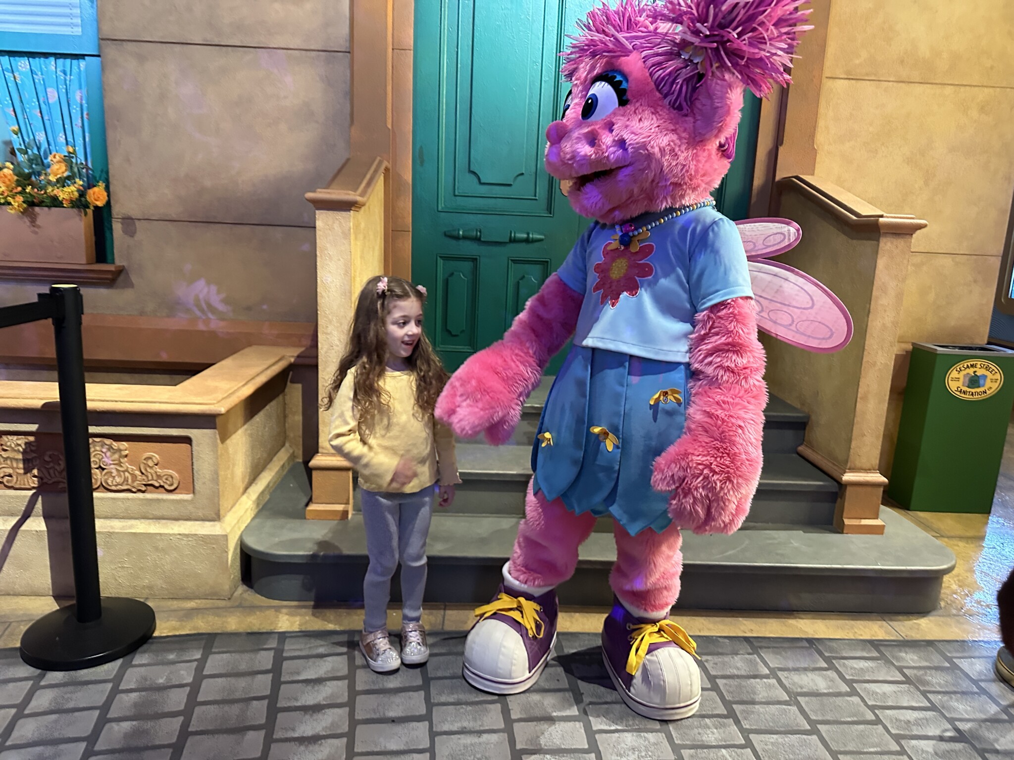 Sesame Place characters nj mom