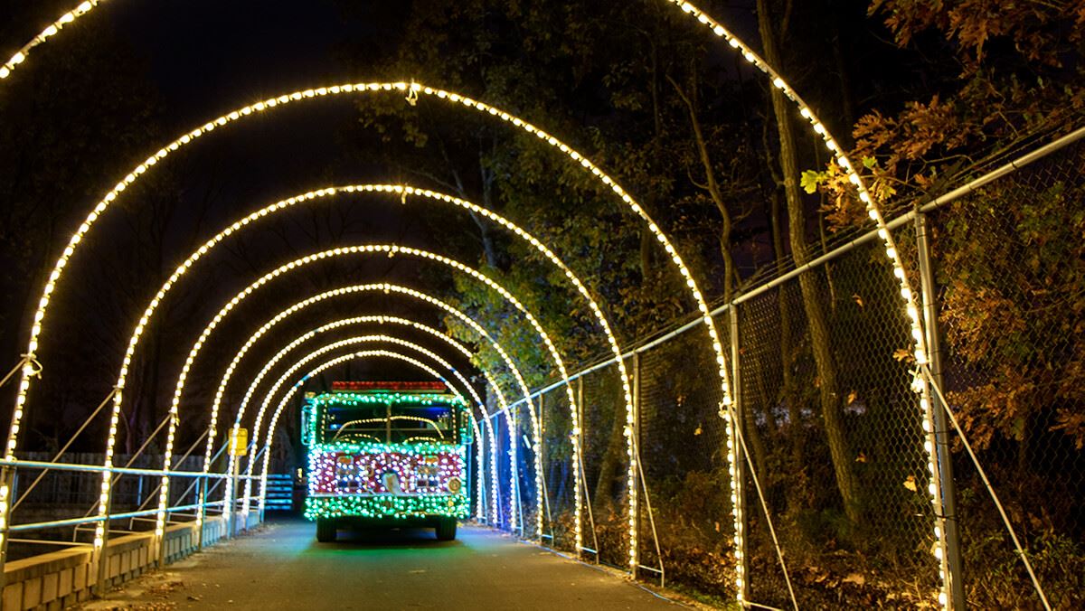 drive through Christmas lights in NJ nj mom