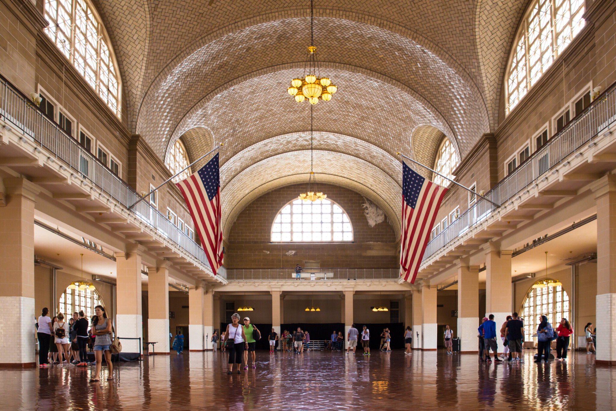 Ellis Island inside nj mom